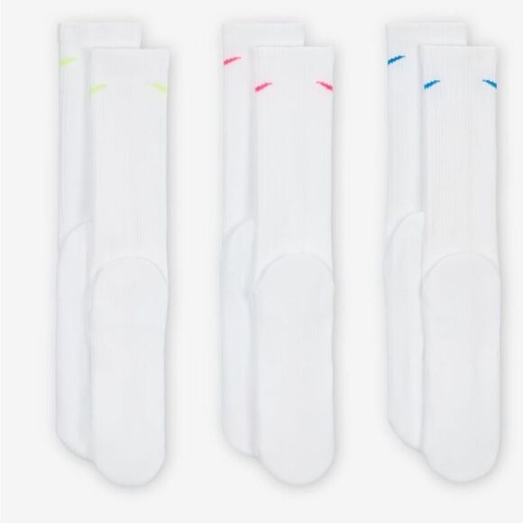 Nike Everyday Plus Cushioned Training Crew Socks (3 Pairs)! - Picture 7 of 10